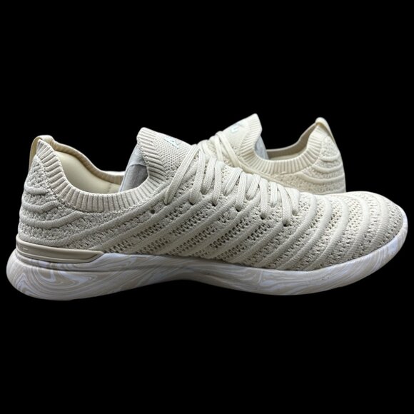 APL Men's Techloom Wave Running Shoes - Parchment/White/Marble - Size 9 (NEW) - Picture 2 of 7